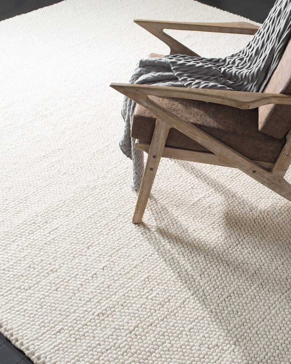 Carisbrooke Cream Hand-Woven Rug, 6' x 9'